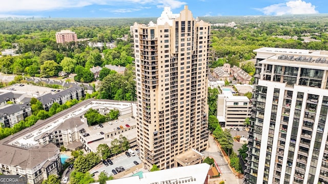 3481 Lakeside Dr NE Unit 601, Atlanta, GA 30326 - birds eye view of property featuring a view of city
