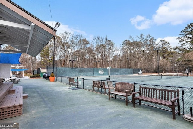 384 Teal Ct, Roswell, GA 30076 - view of home's community featuring fence and a tennis court
