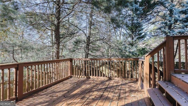 view of deck