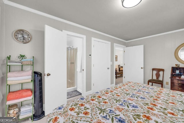 84 Weatherly Rd, Clarkesville, GA 30523 - bedroom with crown molding and carpet