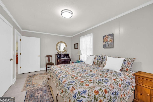 84 Weatherly Rd, Clarkesville, GA 30523 - bedroom featuring crown molding and carpet