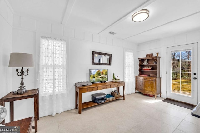 84 Weatherly Rd, Clarkesville, GA 30523 - interior space with tile patterned floors and visible vents