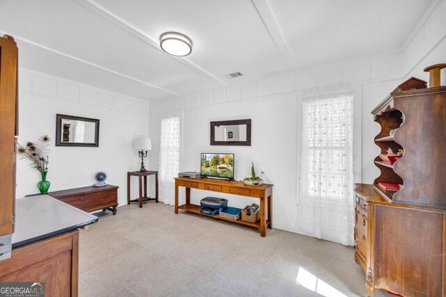 84 Weatherly Rd, Clarkesville, GA 30523 - living area with visible vents