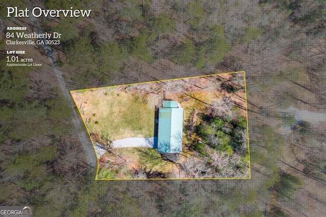 84 Weatherly Rd, Clarkesville, GA 30523 - bird's eye view