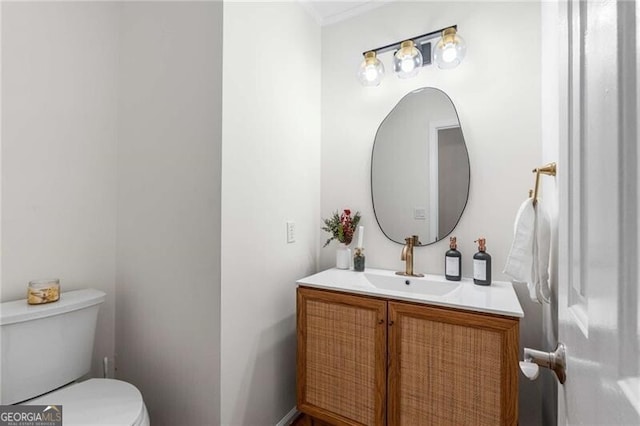 1420 Defoors Dr NW, Atlanta, GA 30318 - bathroom featuring toilet and vanity