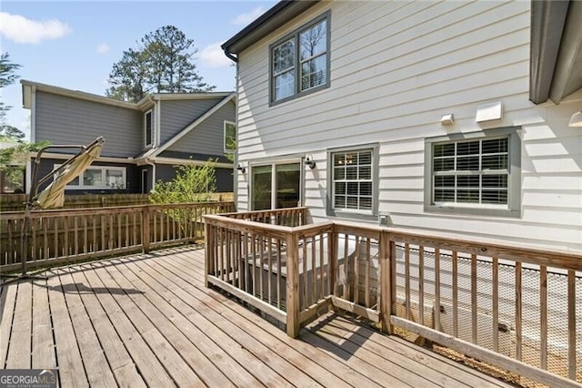 1535 Deerwood Dr, Decatur, GA 30030 - view of wooden terrace