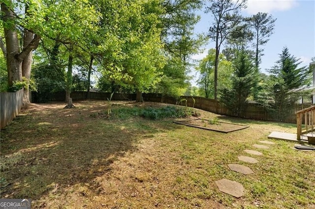 1535 Deerwood Dr, Decatur, GA 30030 - view of yard with a fenced backyard