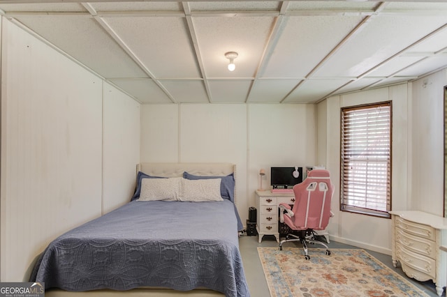 3095 Willow Park Dr, Dacula, GA 30019 - bedroom with multiple windows and finished concrete flooring