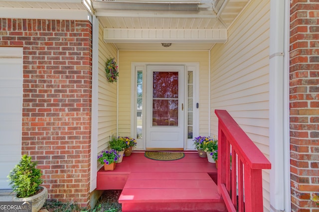 3095 Willow Park Dr, Dacula, GA 30019 - entrance to property with brick siding and covered porch