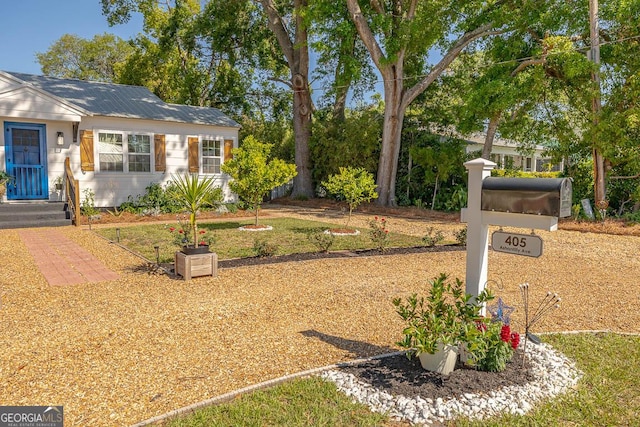 view of front of home