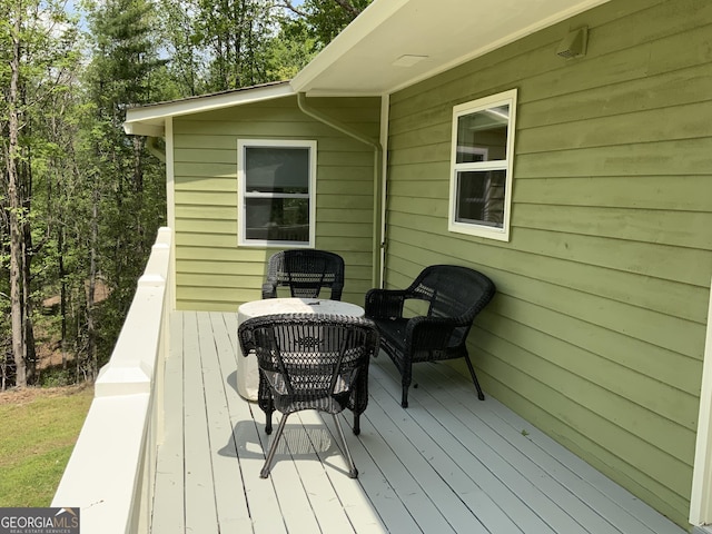 426 Shenendoa Dr, Ellijay, GA 30540 - view of wooden deck