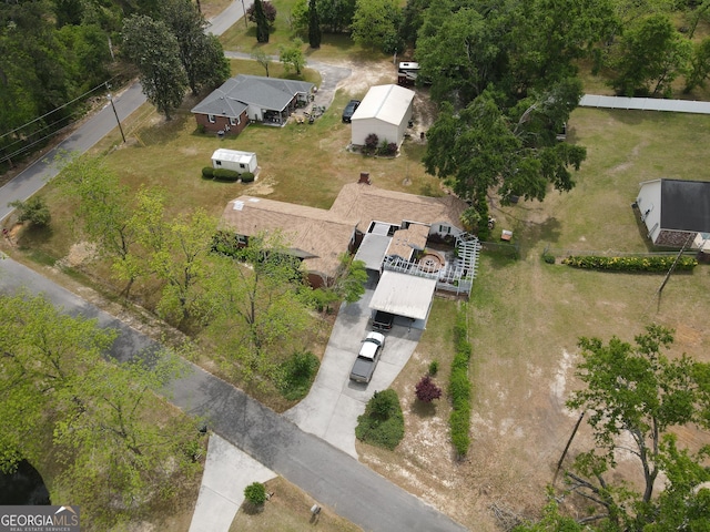 drone / aerial view