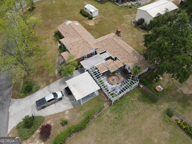 bird's eye view