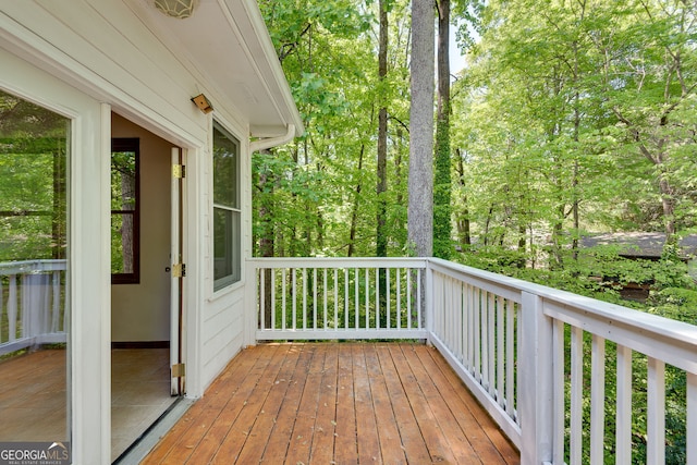 view of deck