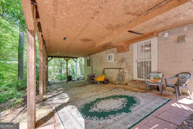 3990 Admiral Dr, Chamblee, GA 30341 - view of patio featuring entry steps and central AC