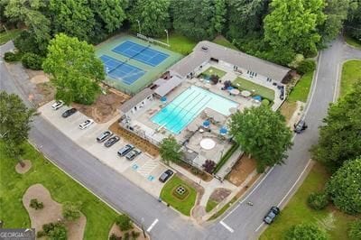 3990 Admiral Dr, Chamblee, GA 30341 - aerial view of property's location featuring a pool