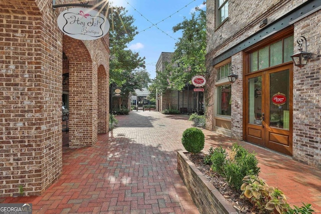 205 Farrell Creek Dr, Senoia, GA 30276 - view of patio featuring french doors
