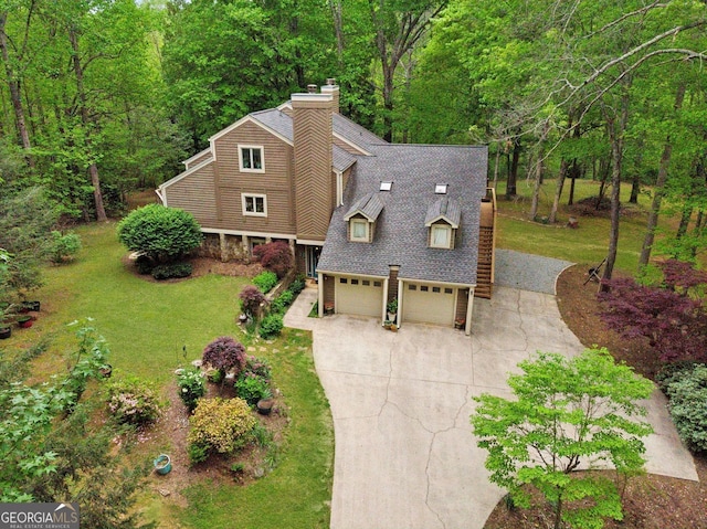 4761 Gateway Ln, Flowery Branch, GA 30542 - view from above of property featuring a forest
