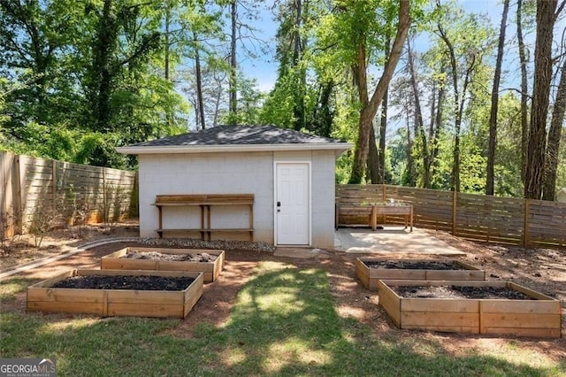 2553 Creekwood Ter, Decatur, GA 30030 - view of outdoor structure featuring a garden