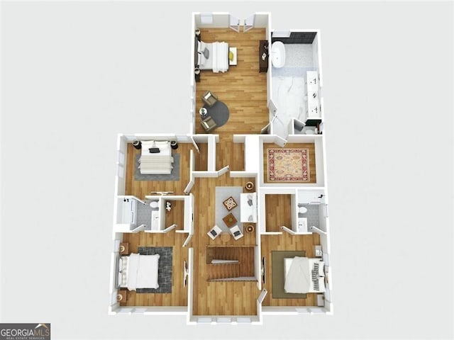 2553 Creekwood Ter, Decatur, GA 30030 - floor plan / room layout