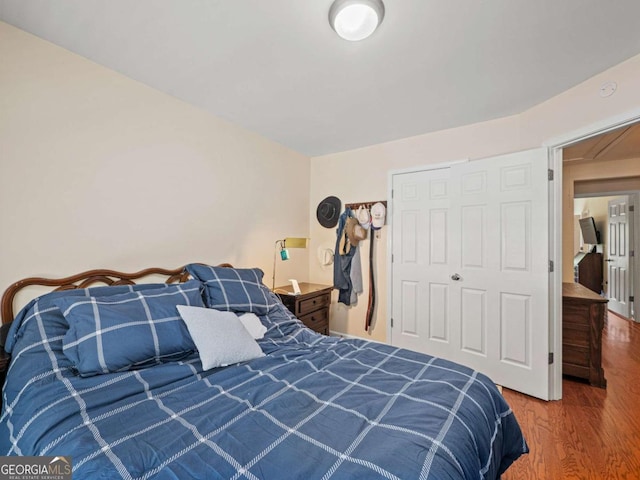 2402 Jasmine Glen Dr, Buford, GA 30519 - bedroom featuring wood finished floors
