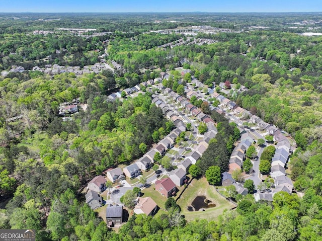 2402 Jasmine Glen Dr, Buford, GA 30519 - aerial overview of property's location with nearby suburban area