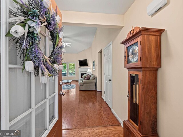 2402 Jasmine Glen Dr, Buford, GA 30519 - corridor featuring wood finished floors