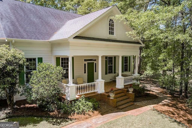 835 Timothy Rd, Athens, GA 30606 - view of front of property featuring a porch and roof with shingles