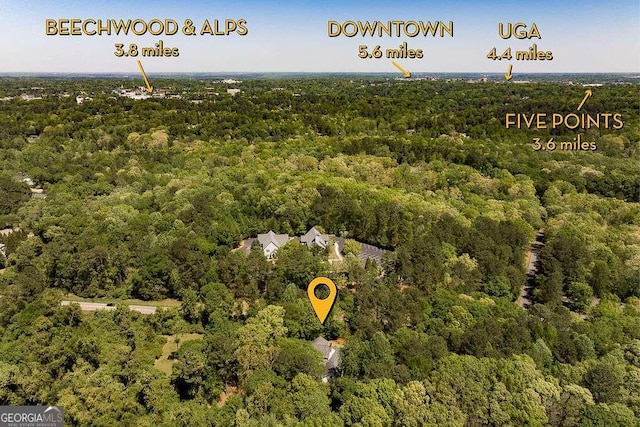 835 Timothy Rd, Athens, GA 30606 - bird's eye view with a view of trees
