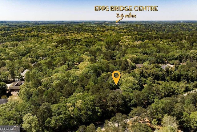 835 Timothy Rd, Athens, GA 30606 - bird's eye view featuring a view of trees