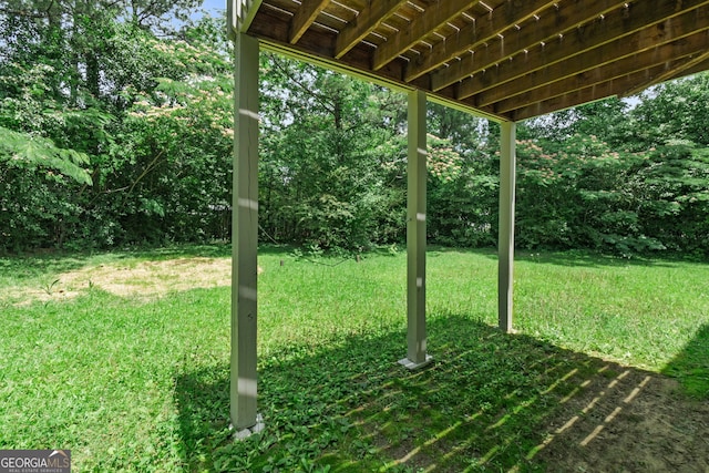 view of yard