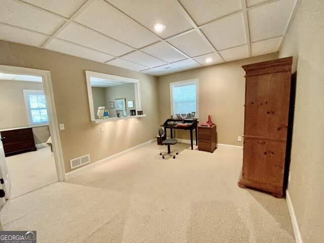 522 Satsuma Ct S, Ellijay, GA 30540 - office space with plenty of natural light, carpet, and recessed lighting