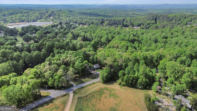 aerial view with a view of trees