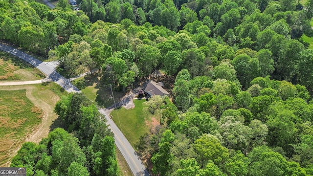 aerial view with a view of trees