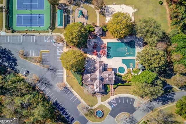 drone / aerial view