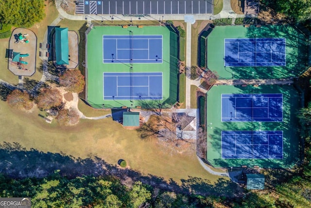 bird's eye view