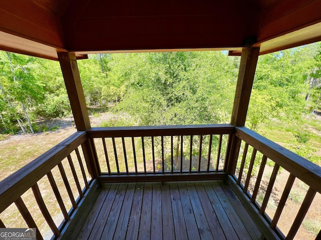 54 Lodge Ground Ln, Hawkinsville, GA 31036 - view of wooden deck