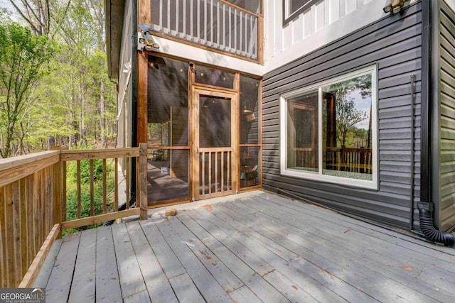 361 Rising Star Rd Unit 14, Ellijay, GA 30536 - view of wooden terrace