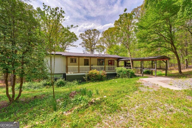 361 Rising Star Rd Unit 14, Ellijay, GA 30536 - view of front of home featuring a porch