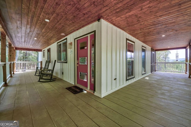 361 Rising Star Rd Unit 14, Ellijay, GA 30536 - view of wooden porch