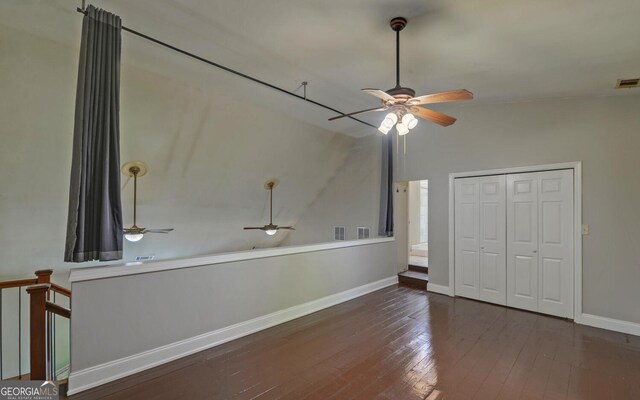 500 Old Mize Rd, Toccoa, GA 30577 - unfurnished bedroom with hardwood / wood-style flooring and baseboards