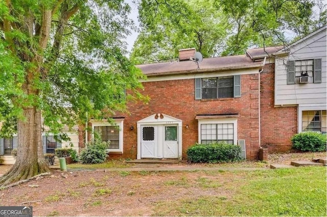 6593 Sleepy Hollow Ln, Morrow, GA 30260 - view of front of property with brick siding and cooling unit