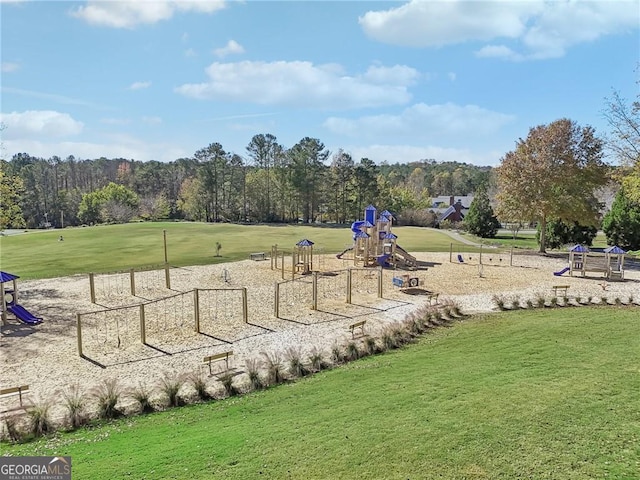 629 Gold Valley Pass, Canton, GA 30114 - view of yard with playground community