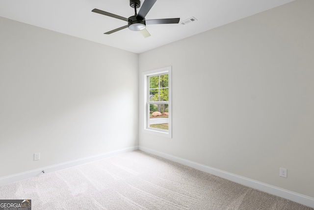 130 Rudders Xing, Newnan, GA 30263 - empty room featuring baseboards, carpet flooring, and visible vents
