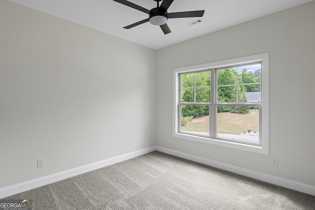 130 Rudders Xing, Newnan, GA 30263 - unfurnished room with carpet floors, visible vents, and baseboards