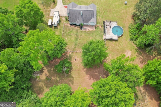 122 Eagle View Dr, Monticello, GA 31064 - aerial view of property and surrounding area