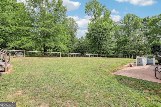 122 Eagle View Dr, Monticello, GA 31064 - view of yard with a patio