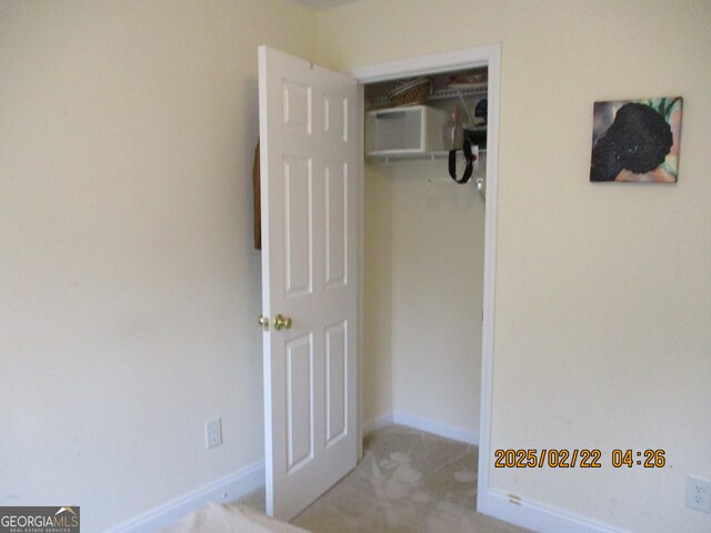 view of closet