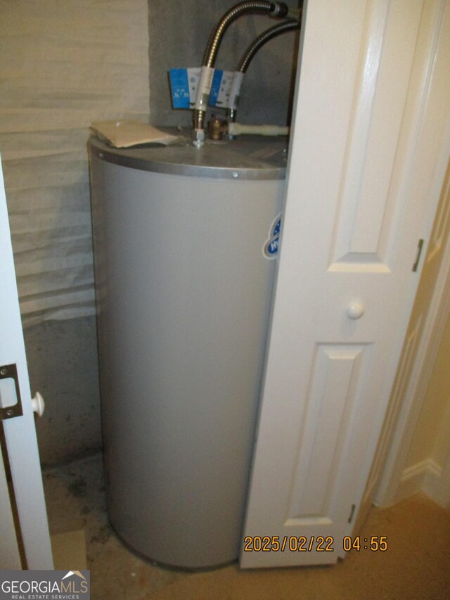 utilities featuring gas water heater