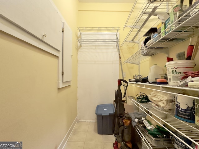 view of storage room